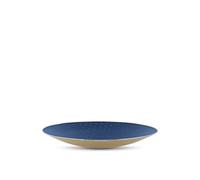 Alessi SC01/49 Centrotavola Traforato in Acciaio Colorato con Resina Epossidica, Blu e Avorio, 100 Values Collection