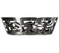 Alessi SG27 Ethno Cestino Rotondo Traforato in Acciaio Inossidabile 18/10, Lucido, 18 cm