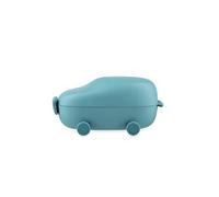Alessi Snack Box a Due Scomparti in Resina termoplastica, Azzurro, 13.5 cm x 19 cm x 10 cm
