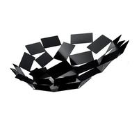 Alessi La Stanza dello Scirocco MT03 B - Centrotavola di Design in Acciaio Inossidabile 18/10 Colorato con Resina Epossidica, Nero