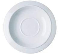 Alessi - TAC1/79 - Bavero Sottotazza da tè in porcellana bianca, 2 pezzi
