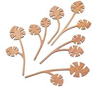 Alessi The Five Season MW64 3 F - Foglie per Diffusore di Fragranze, Legno di Mogano, Mhhh