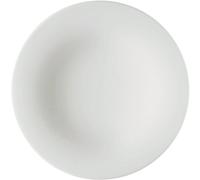 Alessi TI05/5 KU, Piatto da colazione in porcellana bianca, Conf. 4 Pezzi