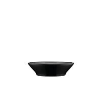 Alessi Tonale | DC03/2 B - Set di 4 Piatti Fondi in Ceramica Stoneware, Nero