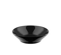 Alessi Tonale | DC03/2 B - Set di 4 Piatti Fondi in Ceramica Stoneware, Nero - N