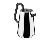 Alessi Toru NE01 B - Bollitore Elettrico di Design, in Acciaio Inossidabile 18/10 e in Resina Termoplastica, Presa Europea, 2400 W, 170 cl, Nero