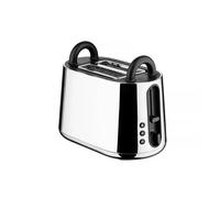 Alessi Toru NE03 B - Tostapane Elettrico di Design, in Acciaio Inossidabile 18/10 e Resina Termoplastica, Presa Europea, 925W, Nero