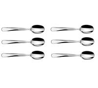 Alessi UNS038 Giro Cucchiaini da Caffè set da 6 Acciaio Inossidabile Argento