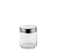 Barattolo Alessi Veneer in vetro con coperchio in acciaio,design Urquiola,cl 75