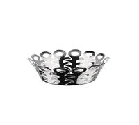 Alessi Vimini Cestino Traforato, Acciaio Inossidabile 18/10, Cesto portaoggetti,Accessori casa,casa Accessori utili,Portaoggetti tavola,Idee Regalo,Made in Italy,Design, 21 cm