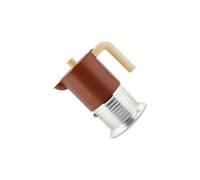 Alessi Caffettiera espresso Vite 3 tazze marrone - eleganza compatta per espresso