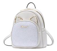 Alessia Cara Mini Zaino Carino Gatto Cartone Animato in PU Pelle - Borsa a Tracolla con Decorazione Paillettes per Ragazze e Donne