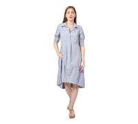 Alessia Santi - Abito grigio a maniche lunghe - - Dresses - Donna - Blu - S