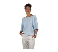Alessia Santi - Blusa in jersey - - Blouses & Shirts - Donna - Blu - XS