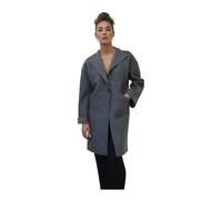 Alessia Santi, ,Coats ,Donna ,Blu ,M Cappotto Pied-de-Poule Grigio
