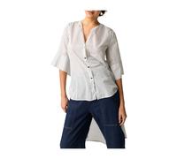 Alessia Santi - Striped Long Shirt - - Blouses & Shirts - Donna - Bianco - L