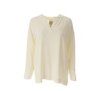 Alessia Santi - V-neck Knitwear - - Blouses & Shirts - Donna - Beige - L