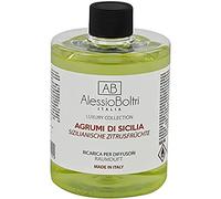 Alessio Boltri | Ricarica 500 ml per diffusori a bastoncini, profumazione Agrumi di Sicilia. Made in Italy
