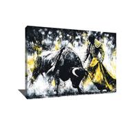 Alessio Cacciatore Quadro Tauromachia spagnolo - Decorazione da parete tradizionale - Cornice stampa Corrida Artistica - arte da parete culturale iberica - Idee Deco ristorante spagnolo (40 x 30 cm)