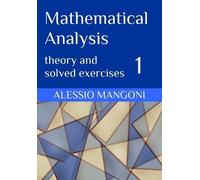 Alessio Mangoni Mathematical Analysis 1 (Tascabile)