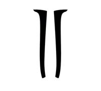 Aletta Laterale Spoiler Laterale Lunotto Posteriore Per Spoiler Auto Splitter Per Auto Compatibile Con Per Polo 9N 2001 2002 2003-2009