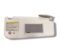 Aletta Pantina Parasole Compatibile con Fiat Grande Punto 2005-2010 Destra Lato Passeggero con Specchio Beige Ricambio Per Auto