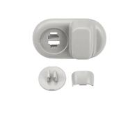 Aletta pantina parasole Per Mini Per Cooper One JCW F54 F55 F56 51167366935 Parasole Tetto Auto Lato Conducente Piastra Protezione Parasole Clip Fissa Fibbia Gancio(Gray Front)