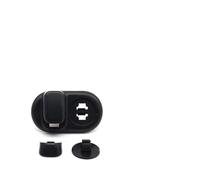 Aletta pantina parasole Per Mini Per Cooper One JCW F54 F55 F56 Interno Auto Tetto Lato Conducente Parasole Piastra Protezione Fissa Clip Fibbia Gancio(LHD-Rear-Black)