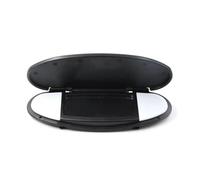 Aletta pantina parasole Per MINI Per Cooper R55 R56 R60 2007-2014 51167316833 Nero/Grigio/Beige Copertura Specchietto Parasole Auto Copertura Specchietto Il Trucco(Nero)