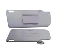 Aletta Parasole 2 Pezzi Parasole Per Fiat Per Panda 169 MK2 735362729 735362730 Parasole Sinistro Destro Grigio Con Specchio(Left and RIght)