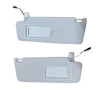 Aletta Parasole 5G0857551 5G0857552 1/2PCS Grigio Visiera Parasole Interna Specchio Per Trucco Per VW Per Golf Per Passat Per Jetta MK7 A7 Per Skoda Per Octavia 3 Parasole Interno Auto(1 paio)