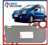Aletta Parasole Fiat Panda DX Destra Pattina Con Specchio e Tasca 2003 al 2012