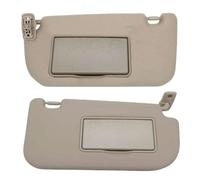 Aletta Parasole Interna Auto Con Specchio Per KIA Per Sportage KM 2004-2009, Parasole Lato Guidatore Sinistro E Destro, Parasole Lato Passeggero Parasole Auto Parabrezza Interno(BEIGE,Left+Right)