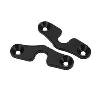 Aletta Parasole Kit Riparazione Clip Per Visiera Parasole Per Visiera Parasole Resistente Lega Alluminio Nero Ricambio Per Jeep Per Wrangler JK JL Per JLU 2018-2022 Alette Parasole Interne