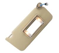 Aletta Parasole Pannello Parasole Per Interni Auto Con Specchio Trucco E Luce Per Accord 2008 2009 2010 2011 2012 2013 2014 2015 2016(Beige Right)