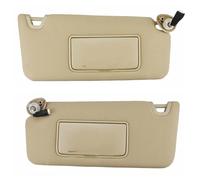 Aletta Parasole Per Auto Per Accord 2008-2017 Lato Conducente Lato Passeggero Lato Sinistro Lato Destro Visiera interna per auto(Beige Left Right Set)