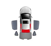 Aletta Parasole Per Lexus Per NX 350H AZ20 2022 2023 2024 Parasole Per Finestrino Laterale Posteriore Dell'auto Parasole Anteriore Visiera(Rear 5pcs)
