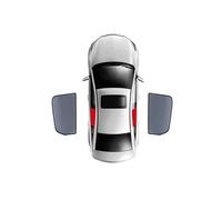 Aletta Parasole Per Macan 2014-2023 Parasole Per Auto Magnetico Anteriore Posteriore Finestrino Laterale Parasole Visiera(2PCS Rear Windows)