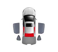 Aletta Parasole Per Mercedes Per Benz Per GLC X253 2016-2022 Parasole Per Auto Tendina Anteriore Posteriore Finestrino Laterale Parasole Visiera(Rear 5pcs)