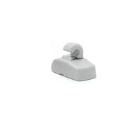 ALETTA PARASOLE Per Passat B5 B6 Parasole Lato | Per Polo 9N Per Beetle Per Caddy Per Skoda Per Octavia 2 1 pezzo Parasole Gancio Clip Staffa Gancio(Grey)