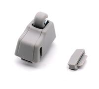 Aletta Parasole Side Per Per Touareg 2011-2018 Parasole Supporto Fermo Gancio Clip Gancio Staffa Nero Grigio Beige Sinistra Destra 4L0859562 Parasole Clip Auto Aletta Parasole(Grey)