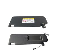 Aletta Parasole Side Per VW Per GOLF 7 7.5 Per POLO 2013+ 1/2 PZ Visiera Parasole Nera 5G0857551 5G0857552 Visiera Parasole Interna Per Auto Visiera Parasole Auto Visiera Parasole(1 Pair-Black)