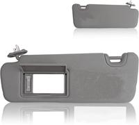 Aletta Parasole Sinistra/destra Con Specchio Per Toyota Per Highlander 2014-2019, Lato Guida E Passeggero, 74320-0E074-A0 Parasole Auto Parabrezza Interno(Titanio,Left+Right)