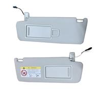 Aletta Parasole Specchio Trucco Con Visiera Parasole Interna Grigia Per Golf 7 7,5, Per Passat B8 CC Per Jetta MK7 Per A7 Per Skoda Per Octavia 3 5G0857551 5G0857552(1 paio)