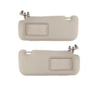 Aletta Parasole Visiera parasole lato passeggero destro guidatore sinistro per Toyota per Corolla 2007-2013 chiara 74320-12E00-B0 Coprisole Auto(Beige 1 Pair)
