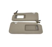 Aletta Parasole Visiera parasole per auto per Mazda 3 CX-9 2010-2015 lato conducente sinistro passeggero destro pannello anteriore Coprisole Auto(Beige 1 Pair)