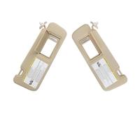 Aletta Parasole Visiera parasole per auto per Toyota per Highlander 2014-2019 specchietto per trucco sinistro conducente destro passeggero beige 74320-0E074-A0 Coprisole Auto(Beige 1 Pair)