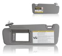 Aletta Parasole Visiera parasole per auto per Toyota per Highlander 2014-2019 specchietto per trucco sinistro conducente destro passeggero beige 74320-0E074-A0 Coprisole Auto(Gray 1 Pair)