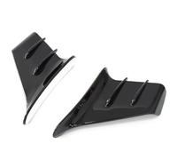 Alette aerodinamiche Compatibile con S1000RR per S1000XR per S1000R per HP4 Moto Universale Carenatura Laterale Alettone Aerodinamico Deflettore Spoiler(Bright Black)