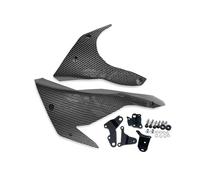 Alette Aerodinamiche Per Z400 Z500 2018-2023 Pannello Carenatura Inferiore Spoiler Motore Telaio Protezione Accessori Per Motociclette Winglets(Aspetto in fibra di carbonio)